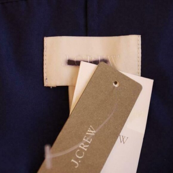 J Crew Megan Long Dress in Silk Chiffon Dark Cove - Picture 6 of 6